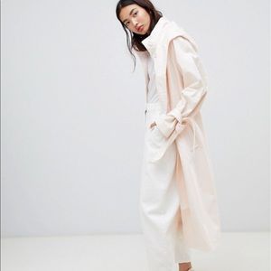 ASOS hooded Mac trench coat